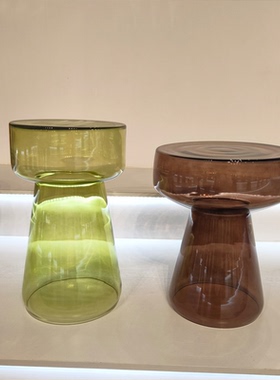 0工厂北欧轻奢创意玻璃边几客厅家用小户型现代简约创意角几样板