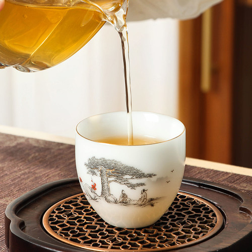 国莹高冰冰种茶杯主人杯LOGO礼品