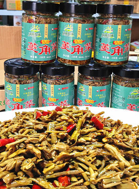 酸豆角下饭菜腌制咸菜香辣肥肠