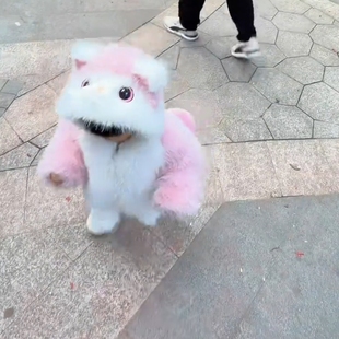 2025新亲子男女童冬款毛绒毛茸茸萌宝小猫草草冬季保暖加厚外套