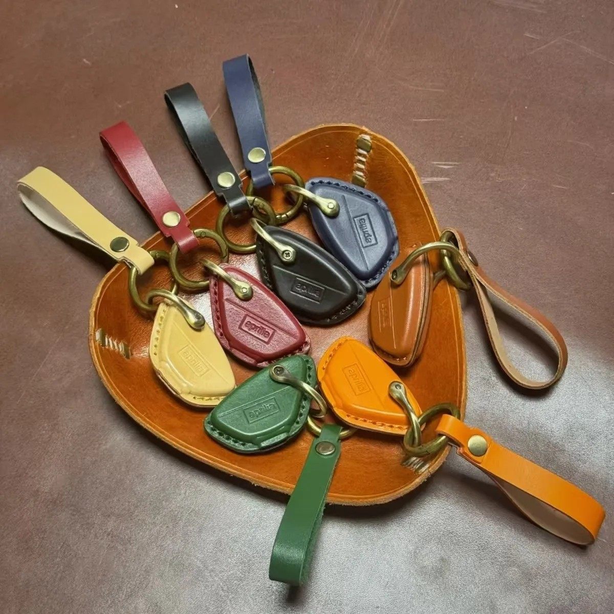 适用于阿普利亚RSV4GPR200真皮1000/RS125/GPR125普利亚钥匙套