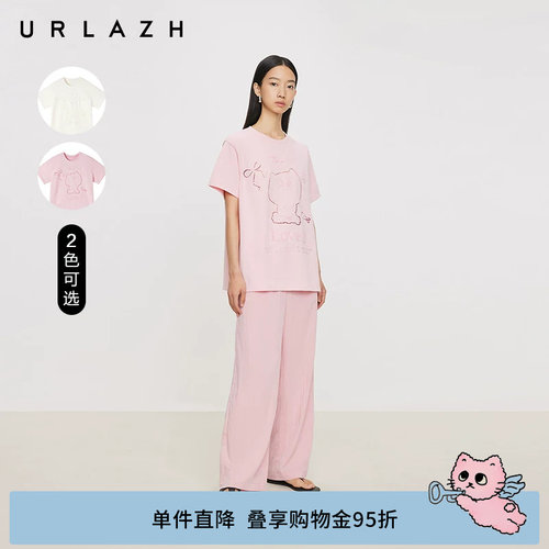 urlazh/有兰猫咪休闲短袖T恤