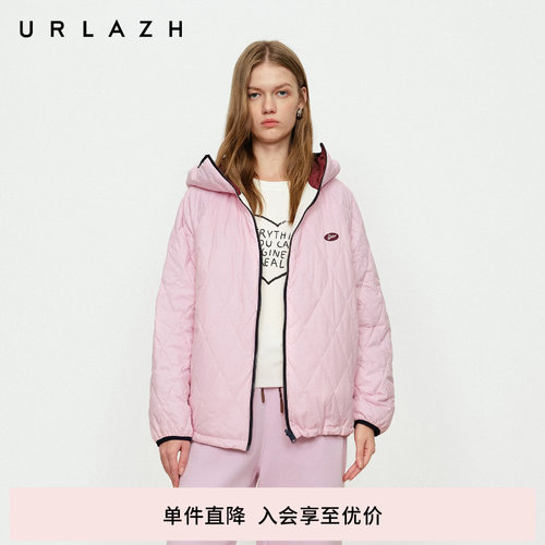 美式复古双面穿棉服外套