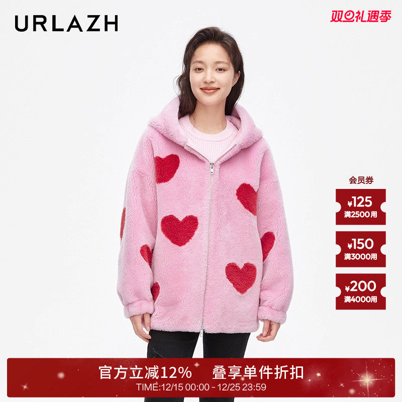 urlazh/有兰甜心毛绒大衣