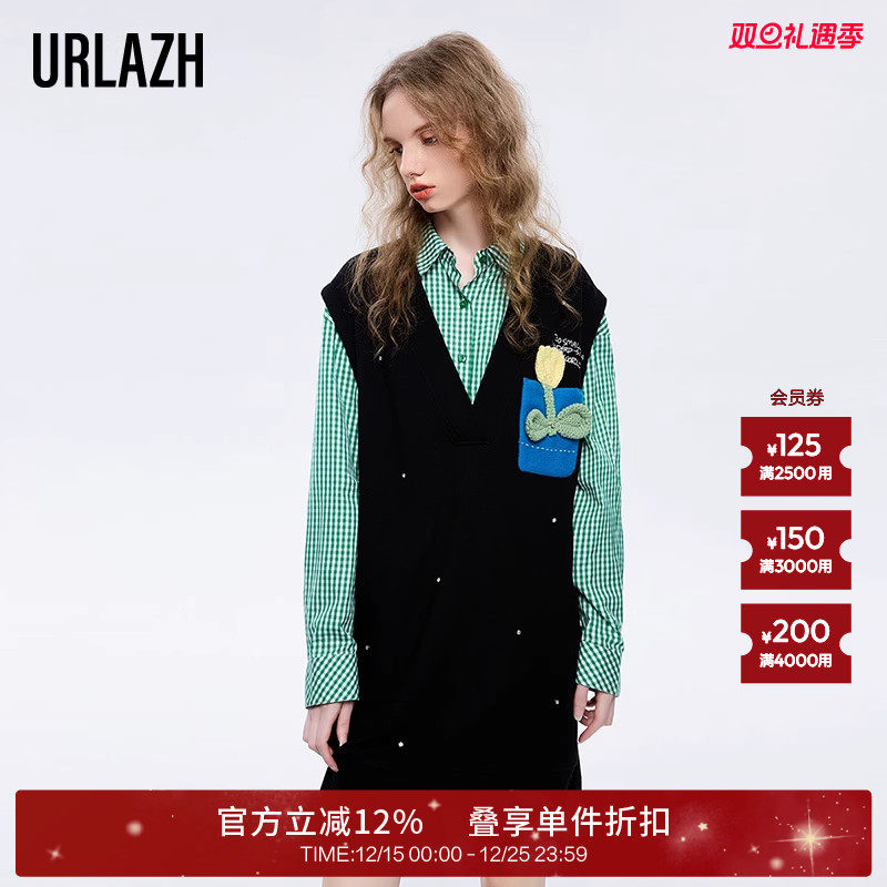 urlazh/有兰复古气质连衣裙