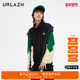 URLAZH有兰新款 复古黑色休闲减龄宽松外套女JM3JA03