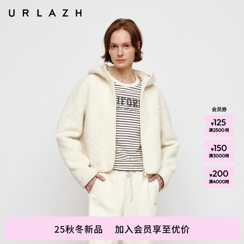 URLAZH/有兰奶油华夫格外套