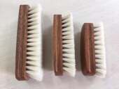 刷家用洗鞋 实木鞋 洗衣服木刷子大中小马毛刷 白毛 花梨木马鬃毛