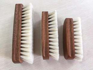 刷家用洗鞋 实木鞋 洗衣服木刷子大中小马毛刷 白毛 花梨木马鬃毛