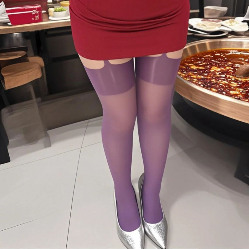 库里斯马油袜裤里丝超薄长筒袜女性感过膝吊带丝袜半截高筒大腿袜,女装/女士精品,打底裤,淘宝优惠券,粉丝福利购,淘宝优惠卷