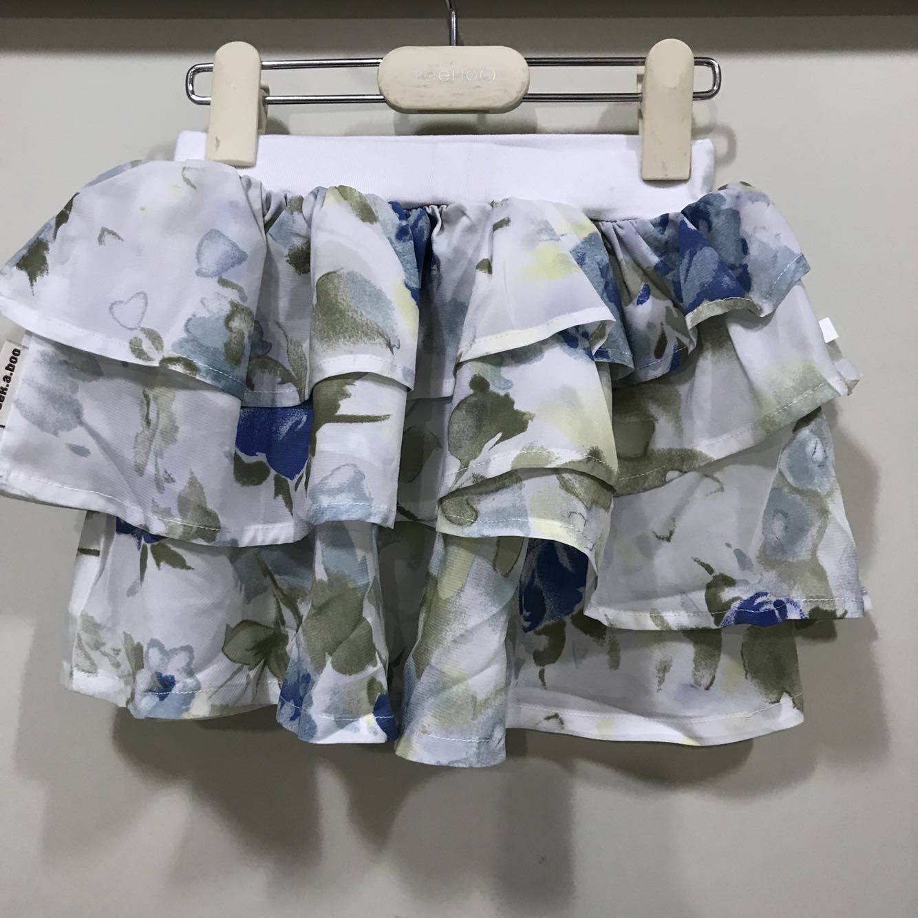 商场同款儿童半身裙女宝小花裙儿童夏季裙子1折处理140213