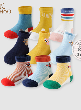 英氏婴童中筒袜3双装四季款YIWCJ01079A YIWCJ01080A YIWCJ01121A