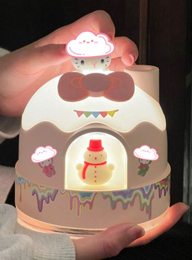 NOOWERE雪屋Kitty空气加湿器家用小型轻音卧室精致生日礼物