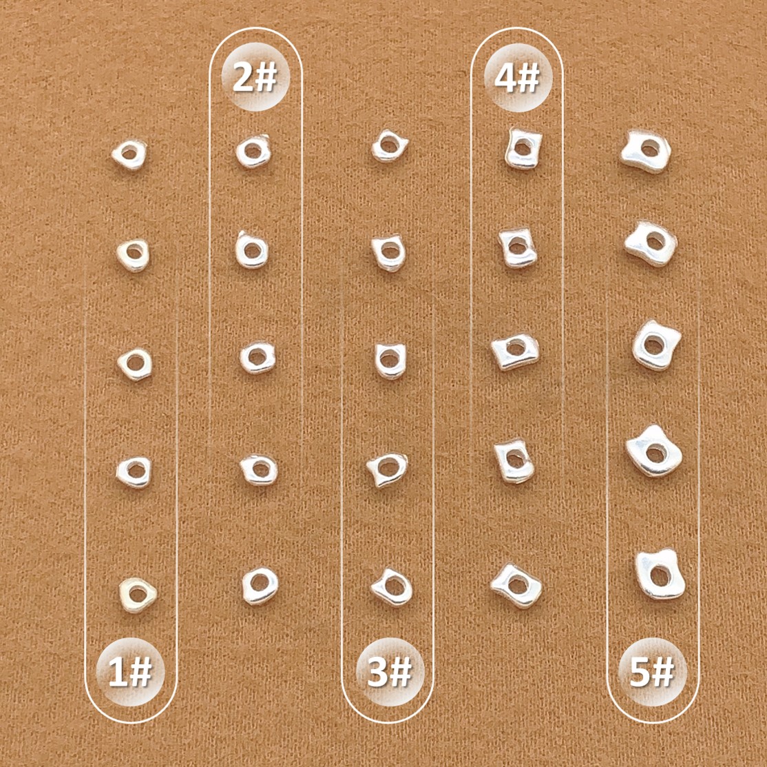 不规则s925纯银素银碎银几两diy