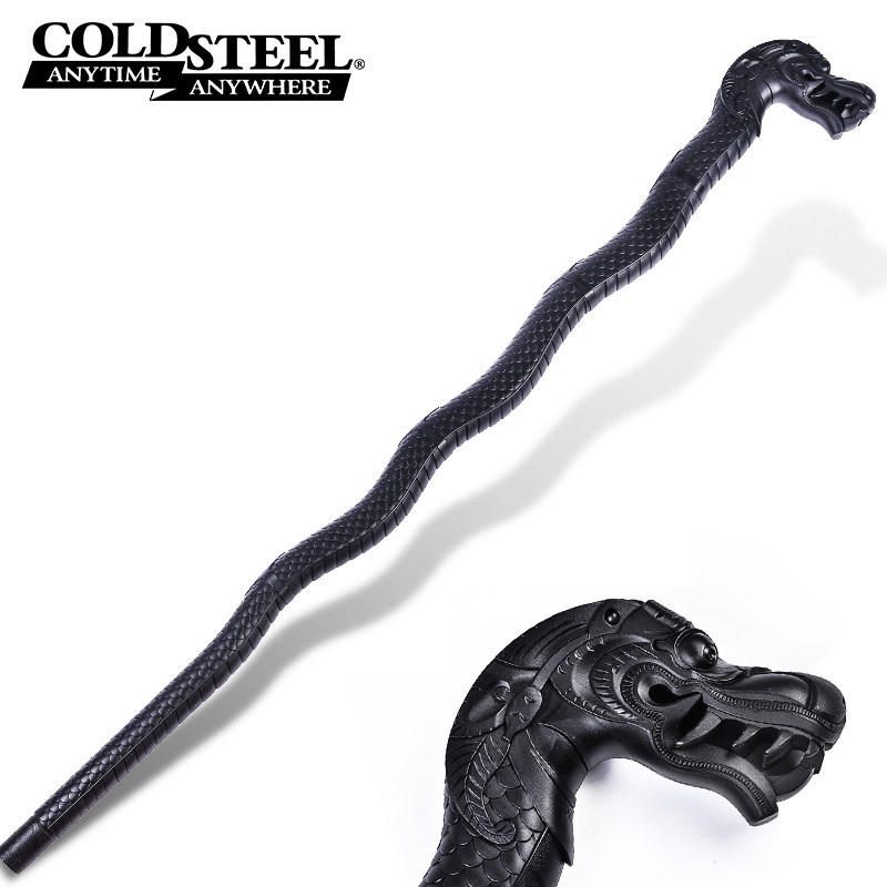 美国冷钢COLDSTEEL 塑钢龙头手杖拐杖徒步登山杖户外装备野外训练