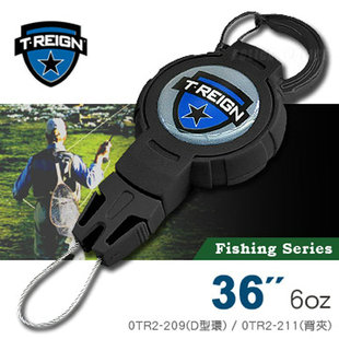 美国T-Reign MEDIUM M 瑞玛户外挂扣装备扣钓鱼任伸缩绳扣钥匙扣