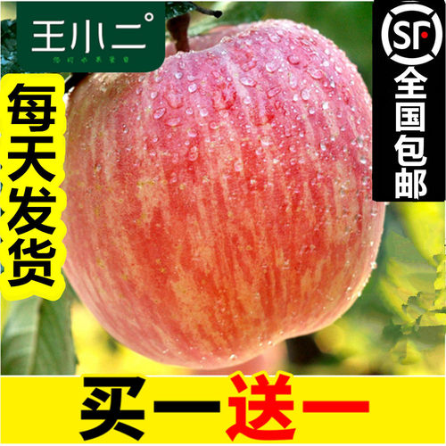 王小二山东红富士烟台苹果礼盒
