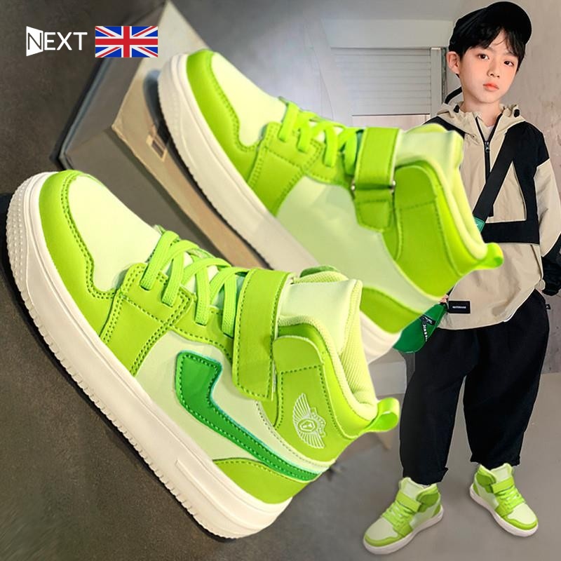 英国儿童高帮运动鞋时尚潮