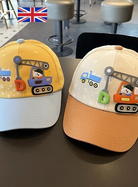 英国Next Chek 韩版宝宝帽子春夏男女童软檐鸭舌帽遮阳棒球帽儿童