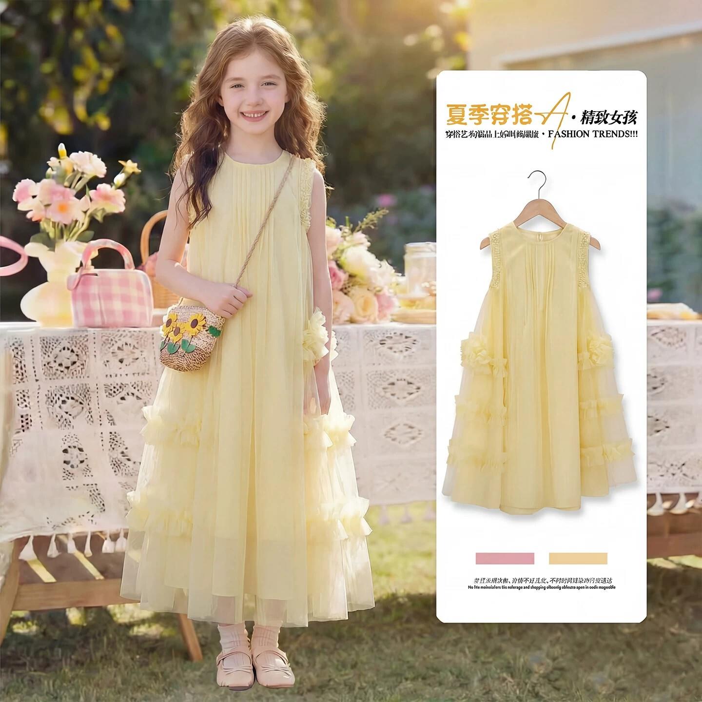 MIWEIKE夏季巨好看花朵公主裙