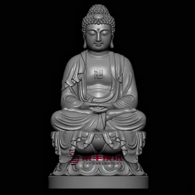 如来佛祖STL文件3D模型如来三维图纸STL数据机雕刻CNC