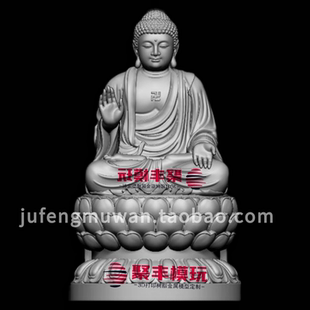 如来佛祖STL文件3D模型如来圆雕三维图纸STL数据3D打印CNC机雕