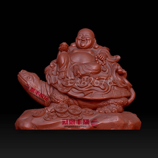 新款弥勒佛STL文件3D模型圆雕三维图纸STL数据电脑雕刻CNC