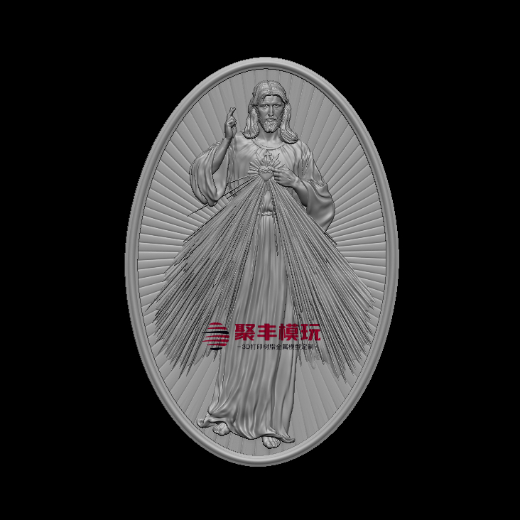 西方人物浮雕STL文件3D模型首饰三维图纸STL数据机雕刻打印CNC 11