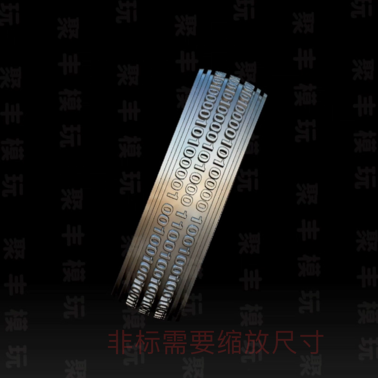 比特币戒指STL文件3D模型首饰三维图纸STL数据机雕刻打印CNC