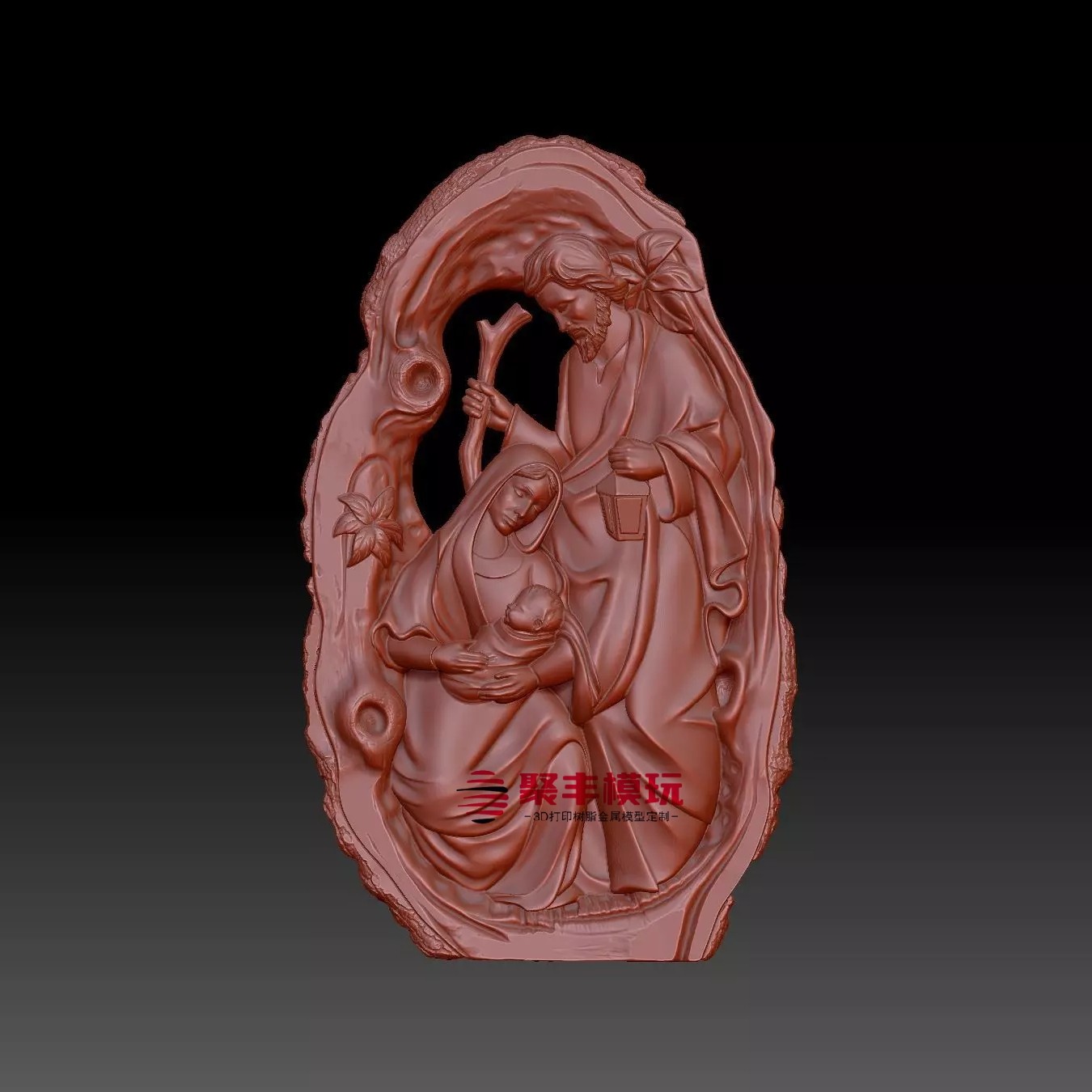 浮雕西方人物STL文件3D模型欧式首饰三维图纸STL数据机雕刻打印