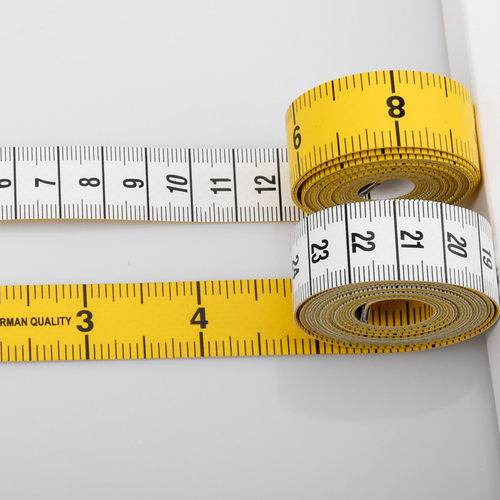 黄白皮尺量衣尺卷尺裁缝衣服软尺