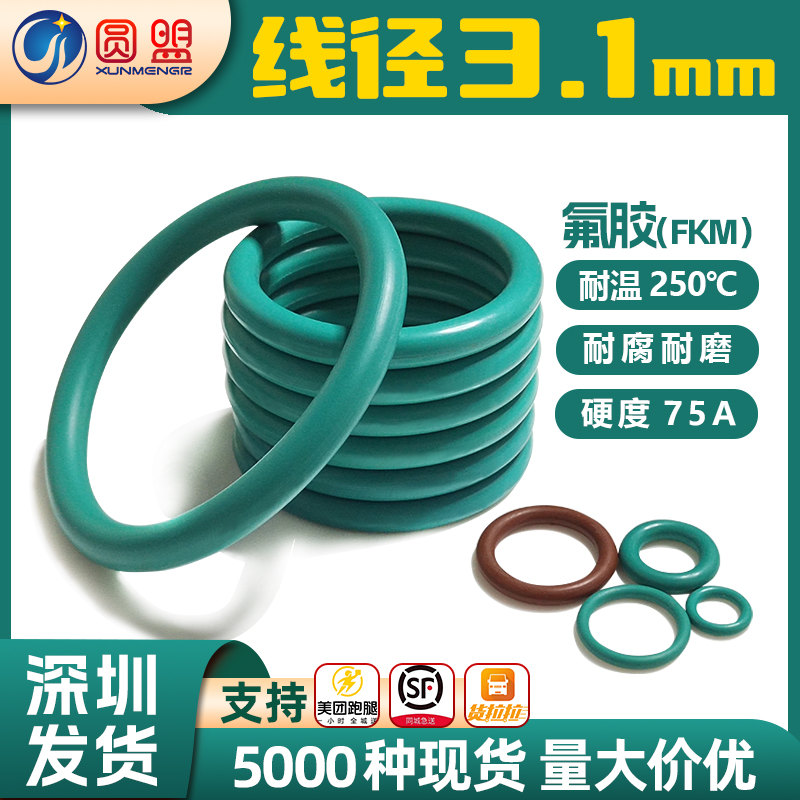 氟橡胶耐高温密封圈O型圈耐腐蚀