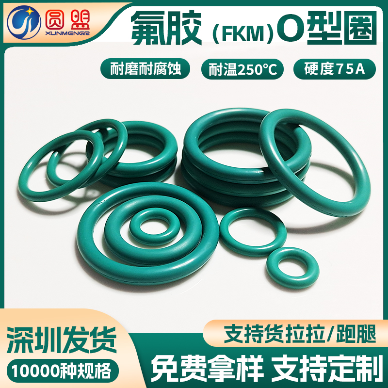 广东发货量大价优耐磨氟胶O型圈
