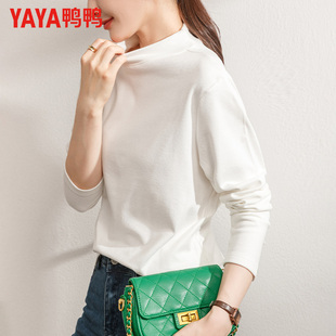 男女同款 鸭鸭打底衫 基础款 2025秋冬年新品 内搭半高领德绒打底 女款