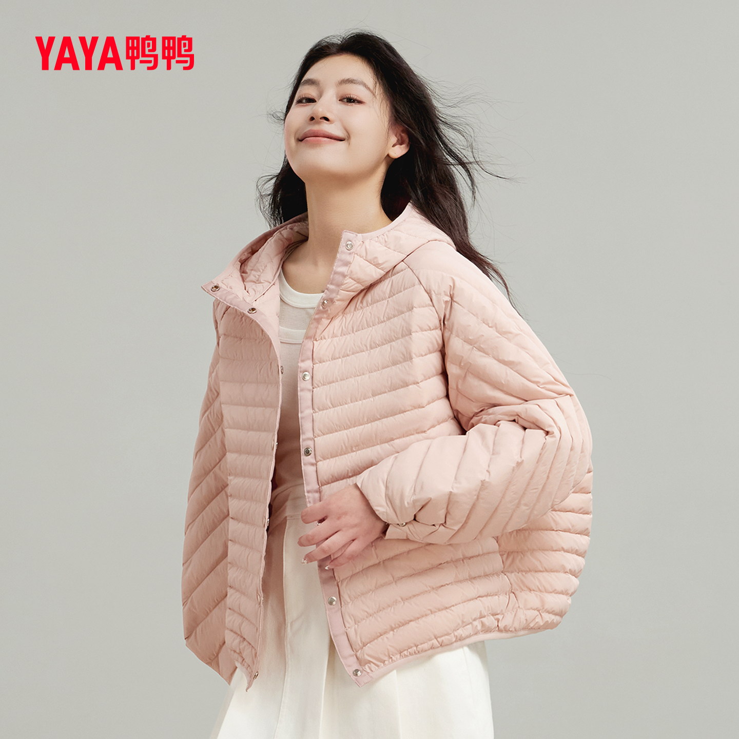 纯色连帽宽松休闲通勤百搭外套