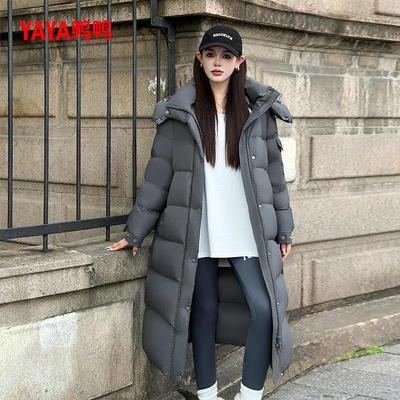 新款高端加厚连帽羽绒保暖外套潮