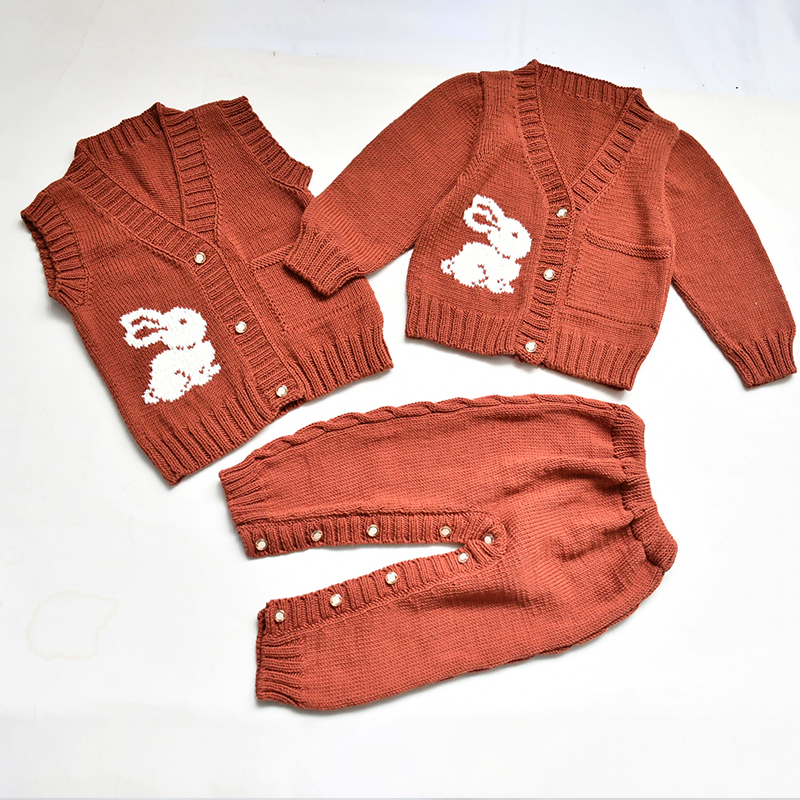 明月手作小白兔婴幼儿diy毛线