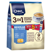 马来西亚进口新加坡OWL猫头鹰三合一速溶咖啡袋装 袋 900g