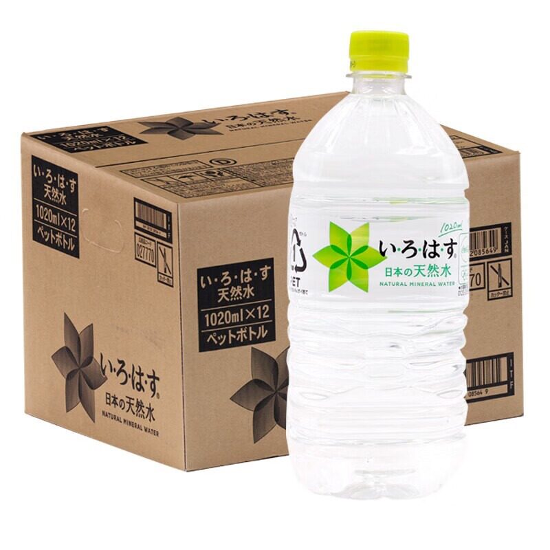 日本进口可口可乐白州天然饮用水冲奶泡茶水2000ml*6大瓶家庭装