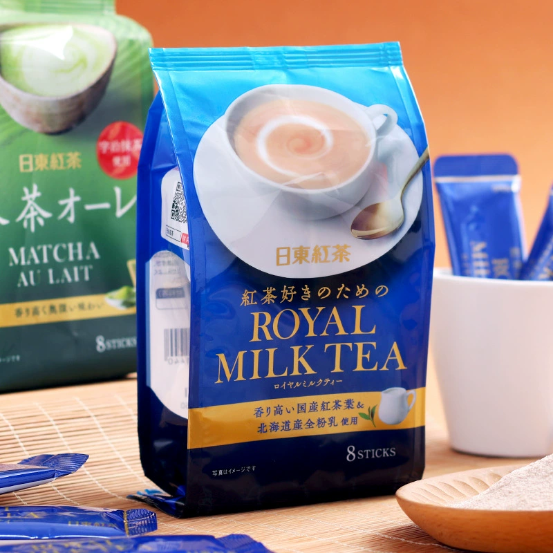 日本原装进口冲饮日东红茶速溶经典皇家奶茶抹茶味装固体饮品饮料