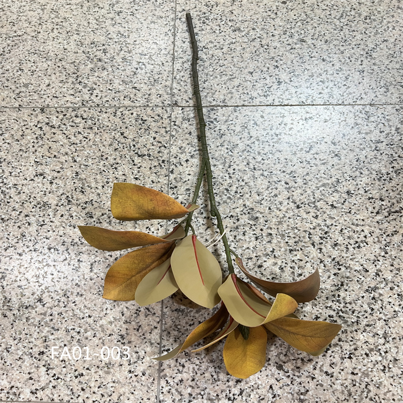 仿真玉兰叶金银花叶铁线莲叶芋叶秋色3D苹果叶尤加利叶园林造景