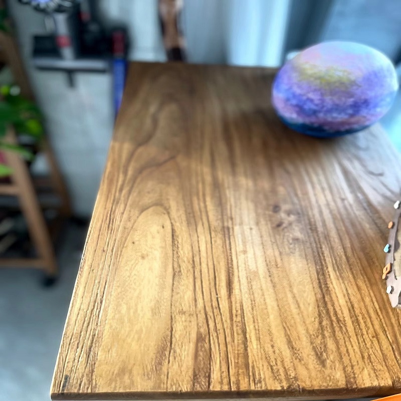 定制松木木板办公桌台餐桌台板板实榆木餐桌工作台榆木吧实木面板