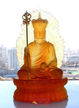 六合春琉璃密宗地藏王菩萨佛像