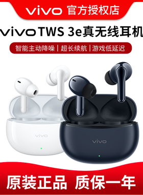 vivo TWS 3e真无线蓝牙耳机入耳式主动降噪长续航低延迟vivoTWS3e