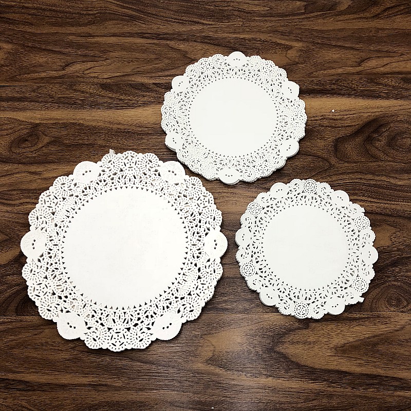 花边纸垫纸吸油纸厨房家用油炸烘焙点心蛋糕圆形花底纸甜品盘垫纸