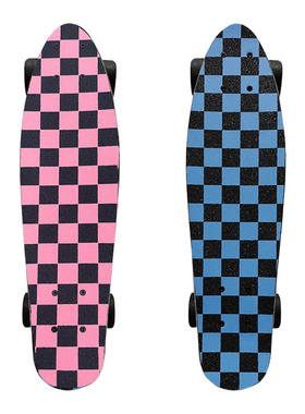 anyway皮皮滑板专业小鱼板滑板公路代步儿童成人初学者四轮滑板