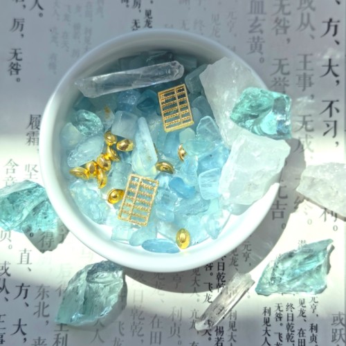 遇见你的幸运｜一滴入魂 七L天然水晶抚慰链接打通扩香精油套装