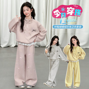 女童套装2026新款今年流行爆款开学季韩系高级感穿搭套装春秋款