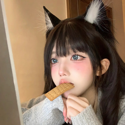 猫耳头饰发箍cos兽耳毛绒耳朵