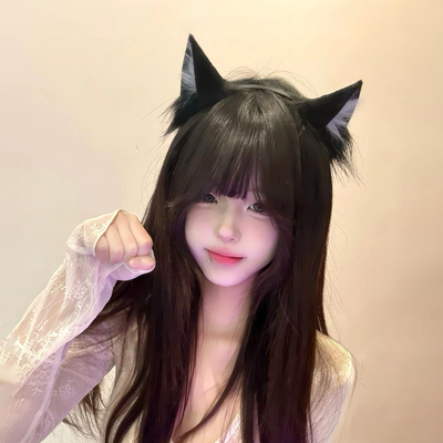 猫耳头饰发箍cos兽耳毛绒耳朵